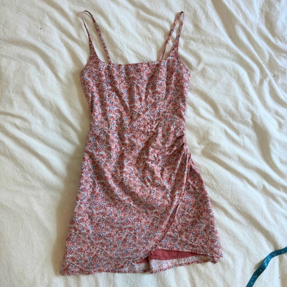 Abercrombie & Fitch Pink Floral Mini Dress